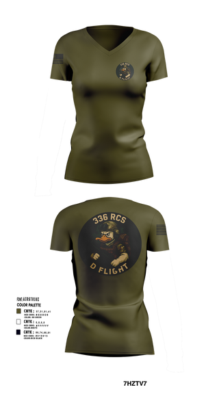 Womens Short Sleeve Vneck Shirt, 336 RCS D Flight, , Teamtime, Team time, sublimation, custom sports apparel, team uniforms, spirit wear, spiritwear, sports uniforms, custom shirts, team store, custom team store, fundraiser sports, apparel fundraiser