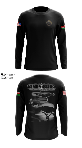 Long Sleeve Performance Shirt, OSI Eder 2506, Air Force, Teamtime, Team time, sublimation, custom sports apparel, team uniforms, spirit wear, spiritwear, sports uniforms, custom shirts, team store, custom team store, fundraiser sports, apparel fundraiser