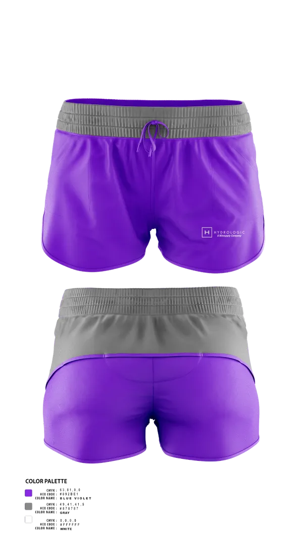 Womens Shorts, Hydrologic, , Teamtime, Team time, sublimation, custom sports apparel, team uniforms, spirit wear, spiritwear, sports uniforms, custom shirts, team store, custom team store, fundraiser sports, apparel fundraiser