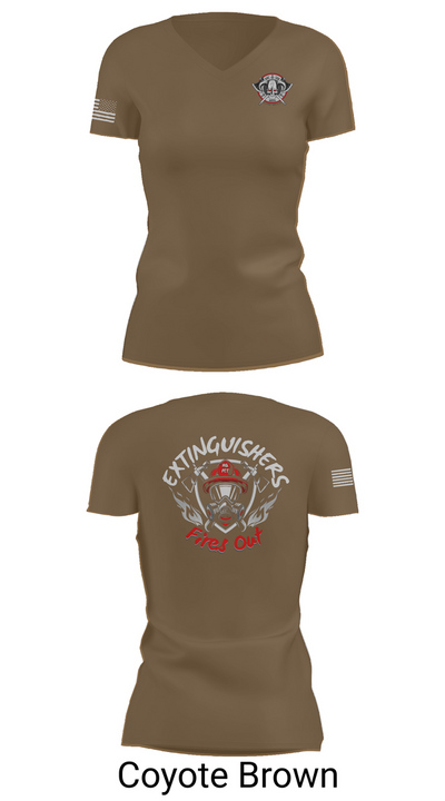 HQ PLT, HHC, 508th MP BN (D) 41529202 Women's Short Sleeve V-neck Shirt - 8