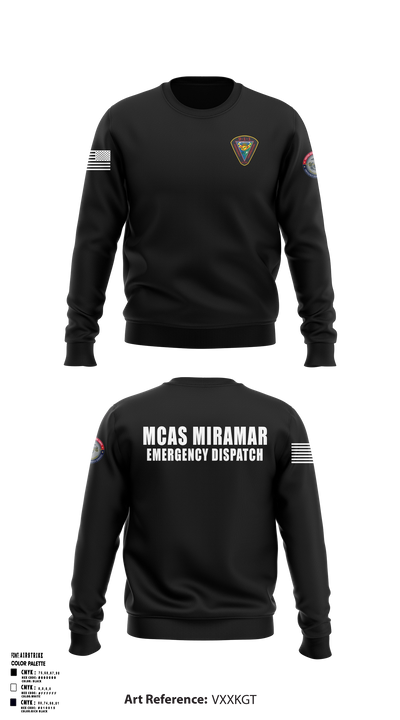 MCAS Miramar Emergency Dispatch Crew Neck Sweatshirt - 6