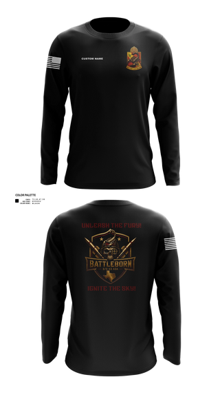 Long Sleeve Performance Shirt, Battleborn, Army, Teamtime, Team time, sublimation, custom sports apparel, team uniforms, spirit wear, spiritwear, sports uniforms, custom shirts, team store, custom team store, fundraiser sports, apparel fundraiser