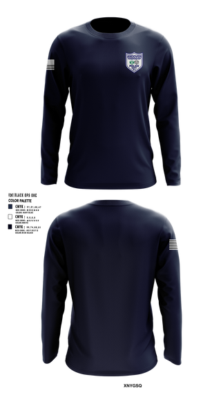 Long Sleeve Performance Shirt, Andover Township Police Department, , Teamtime, Team time, sublimation, custom sports apparel, team uniforms, spirit wear, spiritwear, sports uniforms, custom shirts, team store, custom team store, fundraiser sports, apparel fundraiser