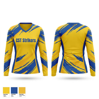 Womens Long Sleeve Vneck Shirt, CST Strikers, Spirit Store, Teamtime, Team time, sublimation, custom sports apparel, team uniforms, spirit wear, spiritwear, sports uniforms, custom shirts, team store, custom team store, fundraiser sports, apparel fundraiser