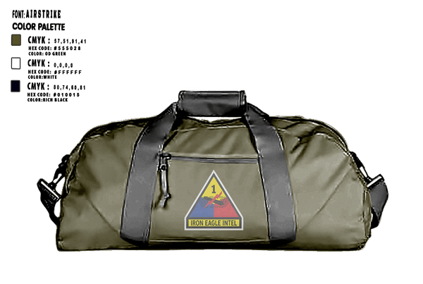 Gear Bag, 1 AD CAB, Army, Teamtime, Team time, sublimation, custom sports apparel, team uniforms, spirit wear, spiritwear, sports uniforms, custom shirts, team store, custom team store, fundraiser sports, apparel fundraiser