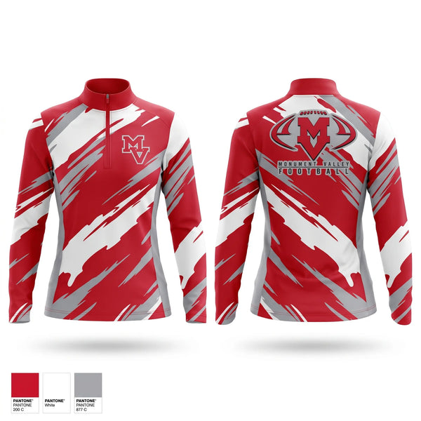 Quarter Zip Jacket, Monument Valley mustangs, , Teamtime, Team time, sublimation, custom sports apparel, team uniforms, spirit wear, spiritwear, sports uniforms, custom shirts, team store, custom team store, fundraiser sports, apparel fundraiser