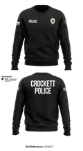 Crockett Police Department 97881074 Crew Neck Sweatshirt - 5