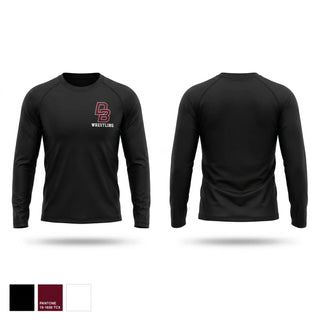 Long Sleeve Performance Shirt, Don Bosco Ironmen Wrestling, Wrestling, Teamtime, Team time, sublimation, custom sports apparel, team uniforms, spirit wear, spiritwear, sports uniforms, custom shirts, team store, custom team store, fundraiser sports, apparel fundraiser
