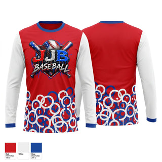 Long Sleeve Performance Shirt, JJB, Baseball, Teamtime, Team time, sublimation, custom sports apparel, team uniforms, spirit wear, spiritwear, sports uniforms, custom shirts, team store, custom team store, fundraiser sports, apparel fundraiser