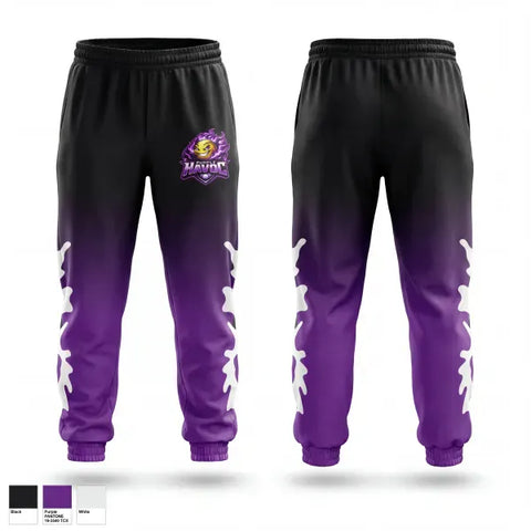Sweatpants, Purple Havoc, Softball, Teamtime, Team time, sublimation, custom sports apparel, team uniforms, spirit wear, spiritwear, sports uniforms, custom shirts, team store, custom team store, fundraiser sports, apparel fundraiser