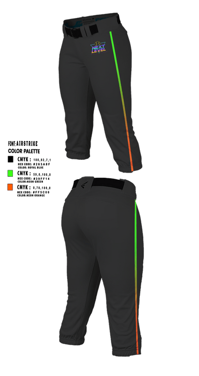 NEXT LEVEL 17953500 Softball Pants - 1