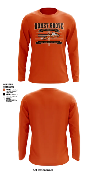 Long Sleeve Performance Shirt, Honey Grove Baseball, Baseball, Teamtime, Team time, sublimation, custom sports apparel, team uniforms, spirit wear, spiritwear, sports uniforms, custom shirts, team store, custom team store, fundraiser sports, apparel fundraiser