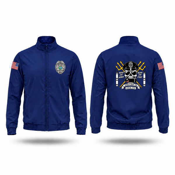 Windbreaker, Local 574, Police, Teamtime, Team time, sublimation, custom sports apparel, team uniforms, spirit wear, spiritwear, sports uniforms, custom shirts, team store, custom team store, fundraiser sports, apparel fundraiser