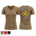 USANEC-O 54416933 Women's Short Sleeve V-neck Shirt - 3