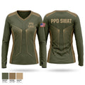 PPD SWAT Women's Long Sleeve V-neck Shirt - 1