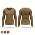384th Medical Logistics Company Women's Long Sleeve V-neck Shirt - 1