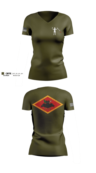 Womens Short Sleeve Vneck Shirt, BTRY C, 2d LAAD Bn, Marines, Teamtime, Team time, sublimation, custom sports apparel, team uniforms, spirit wear, spiritwear, sports uniforms, custom shirts, team store, custom team store, fundraiser sports, apparel fundraiser