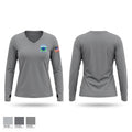 Cambridge Valley Rescue Squad Women's Long Sleeve V-neck Shirt - 1