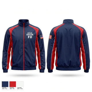 Windbreaker, City Of Greer FD, Fire Department, Teamtime, Team time, sublimation, custom sports apparel, team uniforms, spirit wear, spiritwear, sports uniforms, custom shirts, team store, custom team store, fundraiser sports, apparel fundraiser