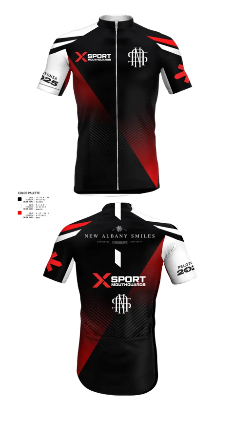 Cycling Jersey, New Albany Smiles Pelotonia, Cycling, Teamtime, Team time, sublimation, custom sports apparel, team uniforms, spirit wear, spiritwear, sports uniforms, custom shirts, team store, custom team store, fundraiser sports, apparel fundraiser