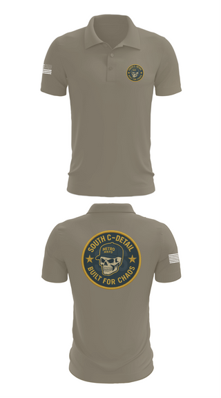 Short Sleeve Performance Polo, South C Detail, , Teamtime, Team time, sublimation, custom sports apparel, team uniforms, spirit wear, spiritwear, sports uniforms, custom shirts, team store, custom team store, fundraiser sports, apparel fundraiser