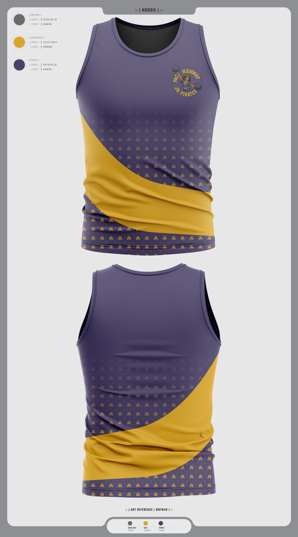 Tank Top, Pac Hwy Lady Jr Pirates, Cheer, Teamtime, Team time, sublimation, custom sports apparel, team uniforms, spirit wear, spiritwear, sports uniforms, custom shirts, team store, custom team store, fundraiser sports, apparel fundraiser