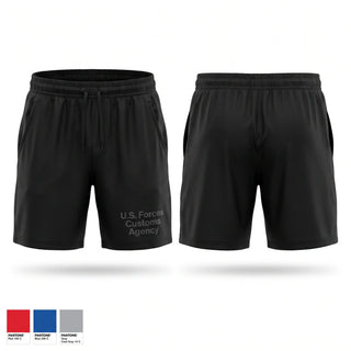 Athletic Shorts With Pockets, U.S. Forces Customs Agency, Army, Teamtime, Team time, sublimation, custom sports apparel, team uniforms, spirit wear, spiritwear, sports uniforms, custom shirts, team store, custom team store, fundraiser sports, apparel fundraiser