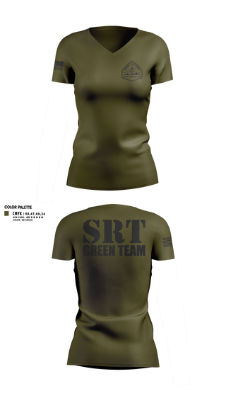 Womens Short Sleeve Vneck Shirt, Denver Special Response Team, Police, Teamtime, Team time, sublimation, custom sports apparel, team uniforms, spirit wear, spiritwear, sports uniforms, custom shirts, team store, custom team store, fundraiser sports, apparel fundraiser