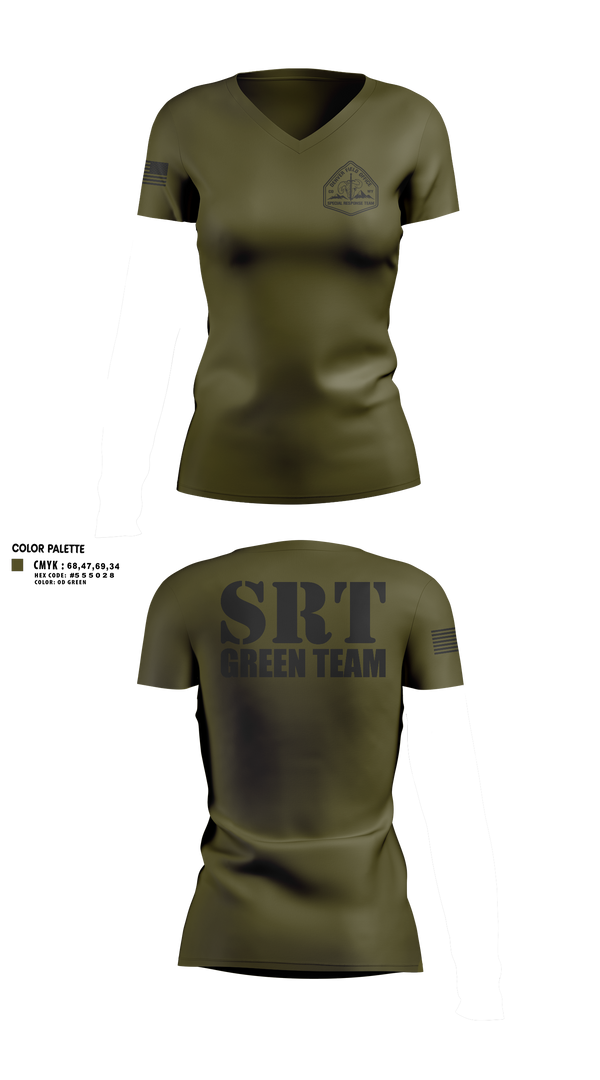 Womens Short Sleeve Vneck Shirt, Denver Special Response Team, Police, Teamtime, Team time, sublimation, custom sports apparel, team uniforms, spirit wear, spiritwear, sports uniforms, custom shirts, team store, custom team store, fundraiser sports, apparel fundraiser