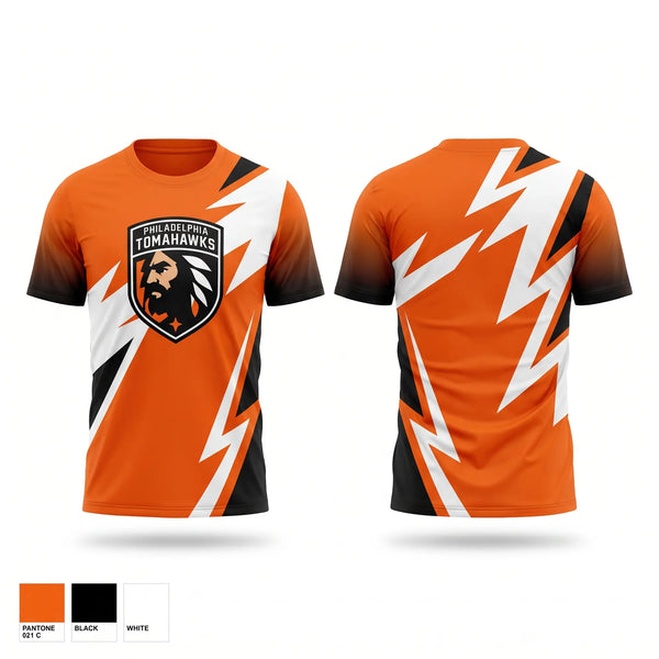 Short Sleeve Performance Shirt, The Philadelphia Tomahawks, Men's Basketball, Teamtime, Team time, sublimation, custom sports apparel, team uniforms, spirit wear, spiritwear, sports uniforms, custom shirts, team store, custom team store, fundraiser sports, apparel fundraiser