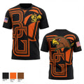 BGSU Fighting Falcon Battalion 65415011 Old School Cotton Feel Shirt - 1