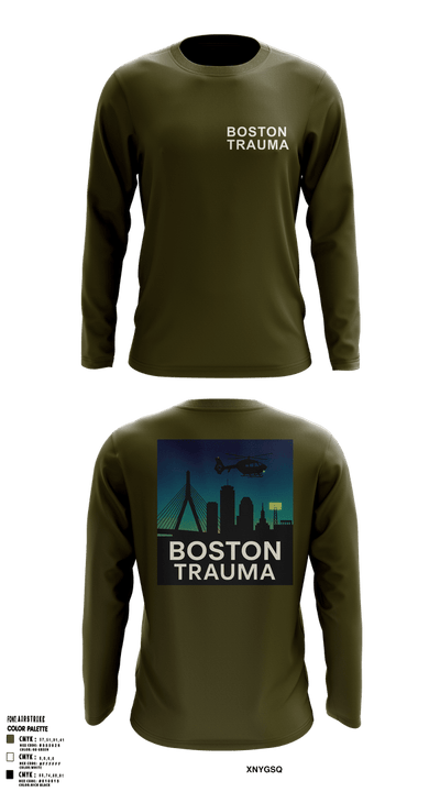BOSTON TRAUMA 64947168 Long Sleeve Performance Shirt 1