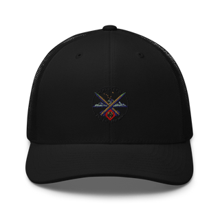 RCKT BTRY D 2nd BN 14th MAR 78897575 Retro Trucker Hat | Yupoong 6606