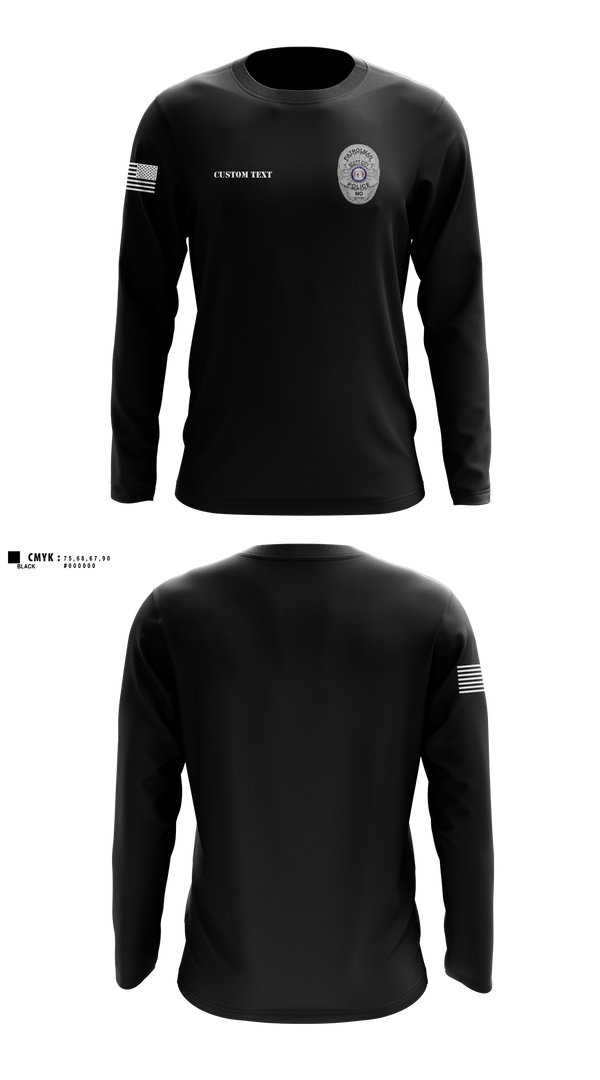 Long Sleeve Performance Shirt, SCOTT CITY POLICE DEPT., Police, Teamtime, Team time, sublimation, custom sports apparel, team uniforms, spirit wear, spiritwear, sports uniforms, custom shirts, team store, custom team store, fundraiser sports, apparel fundraiser