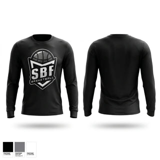 Long Sleeve Performance Shirt, SBF, Men's Basketball, Teamtime, Team time, sublimation, custom sports apparel, team uniforms, spirit wear, spiritwear, sports uniforms, custom shirts, team store, custom team store, fundraiser sports, apparel fundraiser