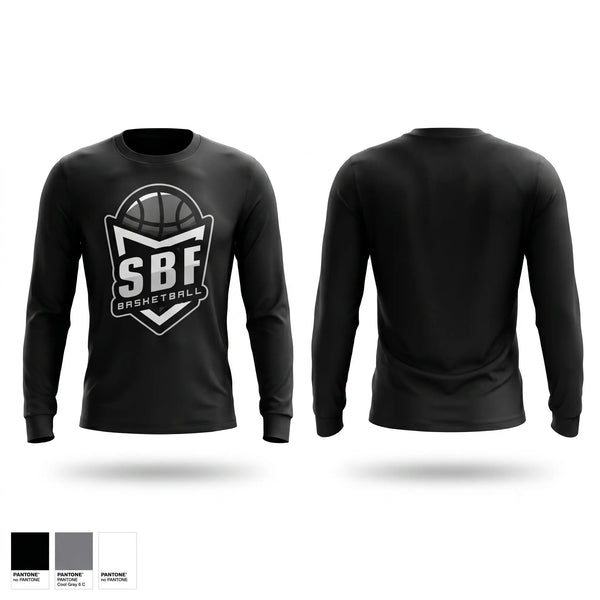 Long Sleeve Performance Shirt, SBF, Men's Basketball, Teamtime, Team time, sublimation, custom sports apparel, team uniforms, spirit wear, spiritwear, sports uniforms, custom shirts, team store, custom team store, fundraiser sports, apparel fundraiser