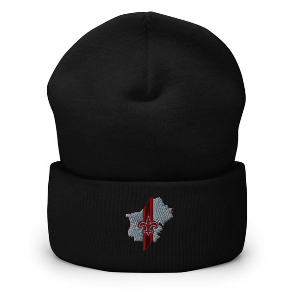 St Clair County Saints Cuffed Beanie | Yupoong 1501KC