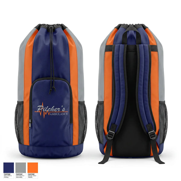Gear Bag, Pilchers Ambulance Service, EMS/EMT, Teamtime, Team time, sublimation, custom sports apparel, team uniforms, spirit wear, spiritwear, sports uniforms, custom shirts, team store, custom team store, fundraiser sports, apparel fundraiser