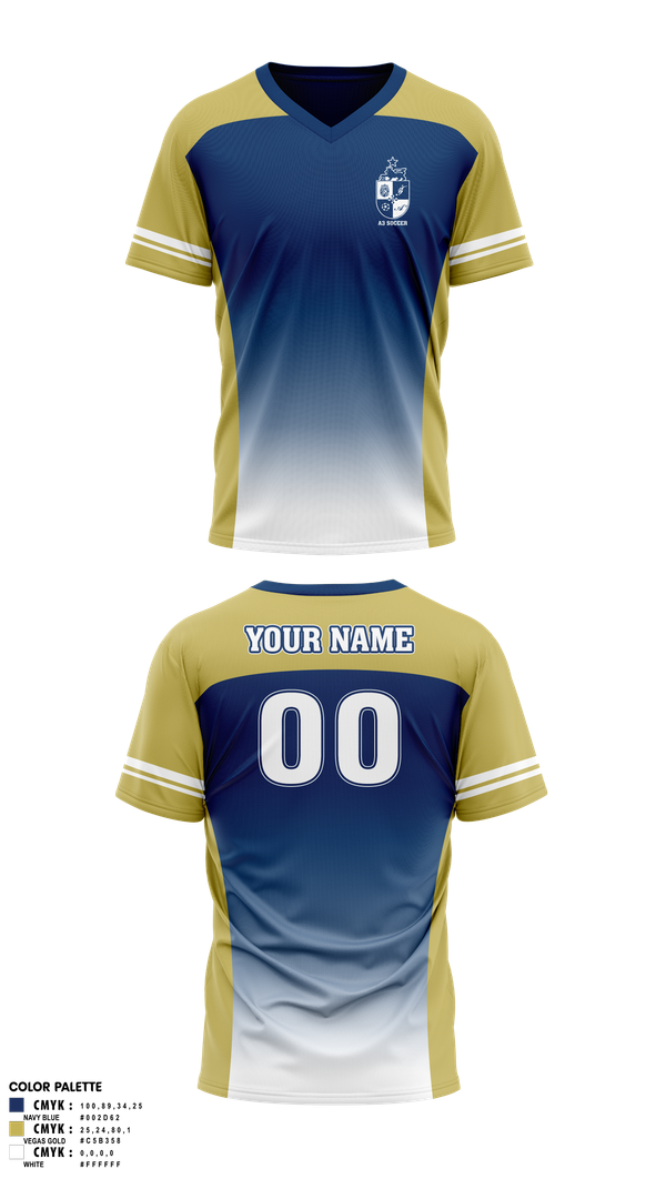 Mens Soccer Jersey, A3 Soccer, Men's Soccer, Teamtime, Team time, sublimation, custom sports apparel, team uniforms, spirit wear, spiritwear, sports uniforms, custom shirts, team store, custom team store, fundraiser sports, apparel fundraiser