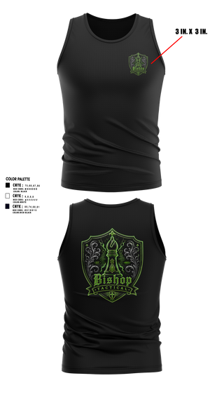 Tank Top, Bishop Tactical, , Teamtime, Team time, sublimation, custom sports apparel, team uniforms, spirit wear, spiritwear, sports uniforms, custom shirts, team store, custom team store, fundraiser sports, apparel fundraiser