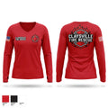 Claysville Fire-Rescue Women's Long Sleeve V-neck Shirt - 1