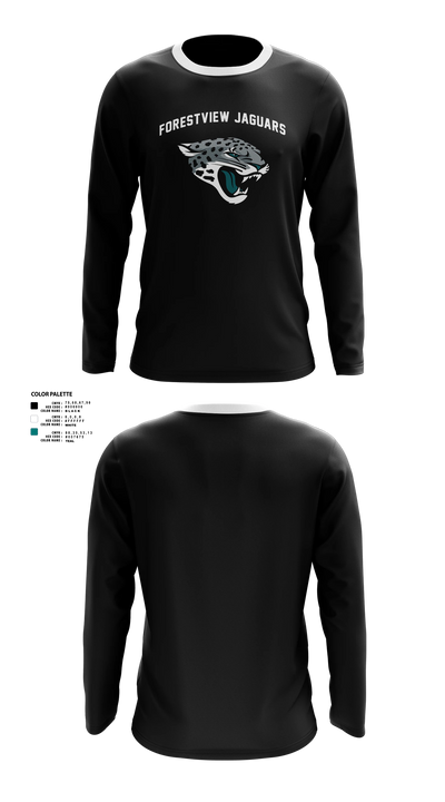 Forestview Jaguars Long Sleeve Shooting Shirt - 23