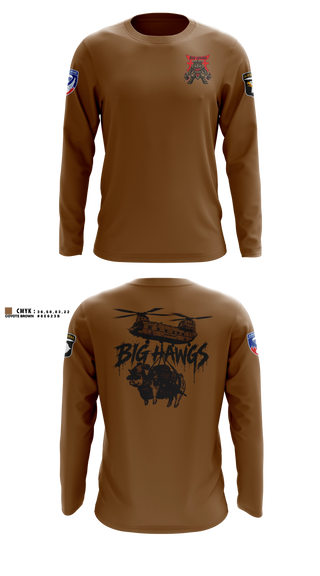 Long Sleeve Performance Shirt, C-co 3-187IN, Army, Teamtime, Team time, sublimation, custom sports apparel, team uniforms, spirit wear, spiritwear, sports uniforms, custom shirts, team store, custom team store, fundraiser sports, apparel fundraiser