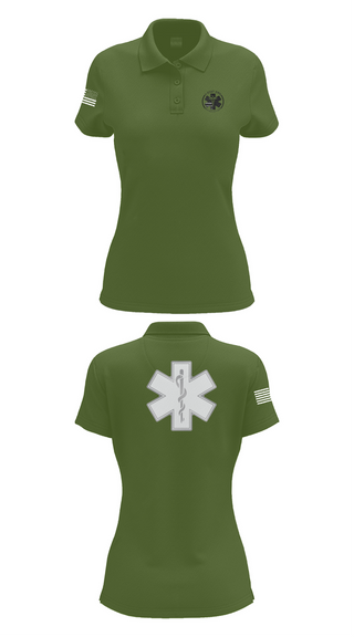 Womens Short Sleeve Performance Polo, I-STAT EMS, , Teamtime, Team time, sublimation, custom sports apparel, team uniforms, spirit wear, spiritwear, sports uniforms, custom shirts, team store, custom team store, fundraiser sports, apparel fundraiser