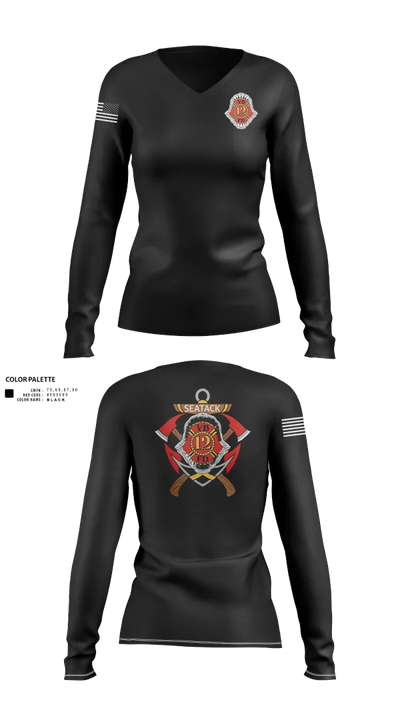 Company 12 42444704 Women's Long Sleeve V-neck Shirt - 21