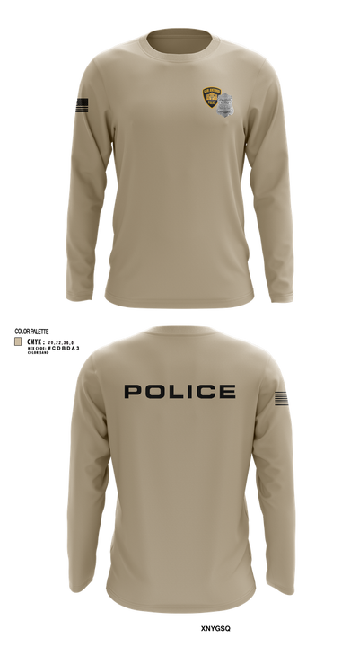 San Antonio Police Department 73330660 Long Sleeve Performance Shirt 102