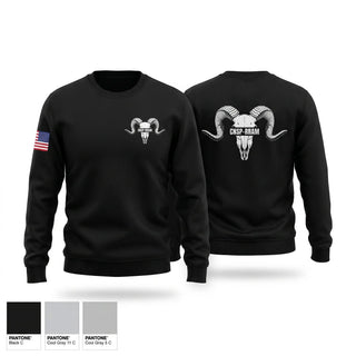 Crew Neck Sweatshirt, RRAM West Coast, Navy, Teamtime, Team time, sublimation, custom sports apparel, team uniforms, spirit wear, spiritwear, sports uniforms, custom shirts, team store, custom team store, fundraiser sports, apparel fundraiser