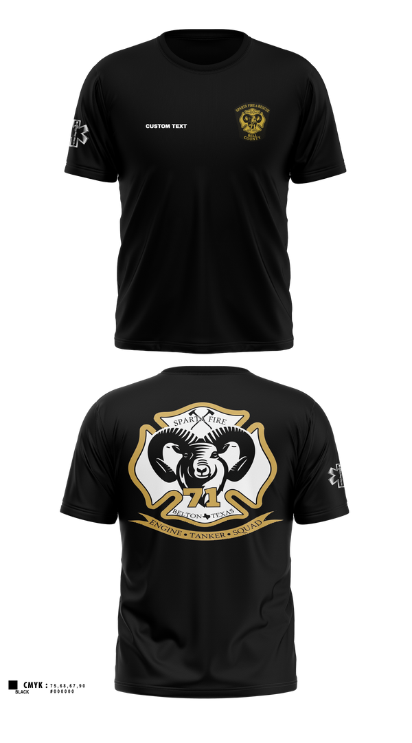 Short Sleeve Performance Shirt, Sparta Fire/Rescue, Fire Department, Teamtime, Team time, sublimation, custom sports apparel, team uniforms, spirit wear, spiritwear, sports uniforms, custom shirts, team store, custom team store, fundraiser sports, apparel fundraiser