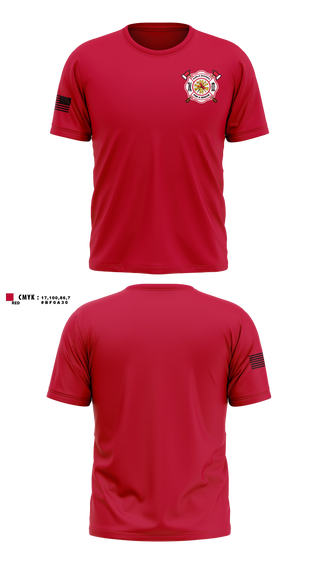Old School Cotton Shirt, Rawls Springs Volunteer Fire Department, Fire Department, Teamtime, Team time, sublimation, custom sports apparel, team uniforms, spirit wear, spiritwear, sports uniforms, custom shirts, team store, custom team store, fundraiser sports, apparel fundraiser