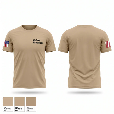 Short Sleeve Performance Shirt, We Train To Maintain, Army, Teamtime, Team time, sublimation, custom sports apparel, team uniforms, spirit wear, spiritwear, sports uniforms, custom shirts, team store, custom team store, fundraiser sports, apparel fundraiser